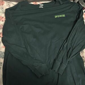 Victoria's Secret Long Sleeve Tee - Dark Green